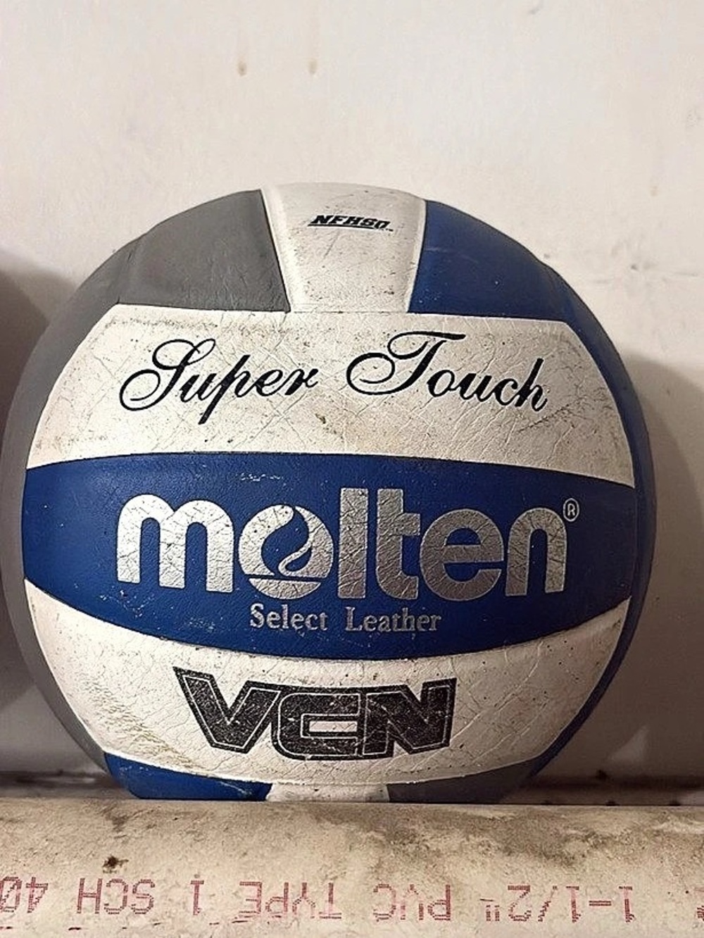 Molten Super Touch Volleyball Blue & White